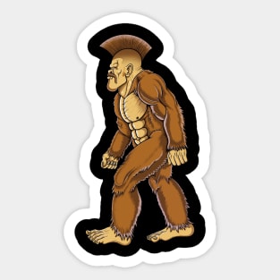 Big foot hairstyle Sticker